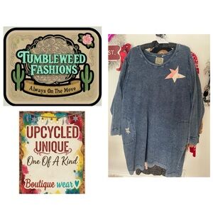 Women's Upcycled Unique Dress 💕
Super soft Oversized Jersey Dress with pockets